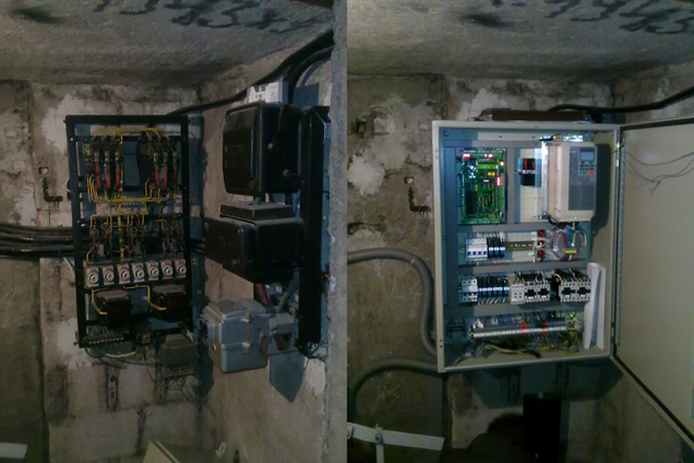 Második ütem: vezérlés csere.